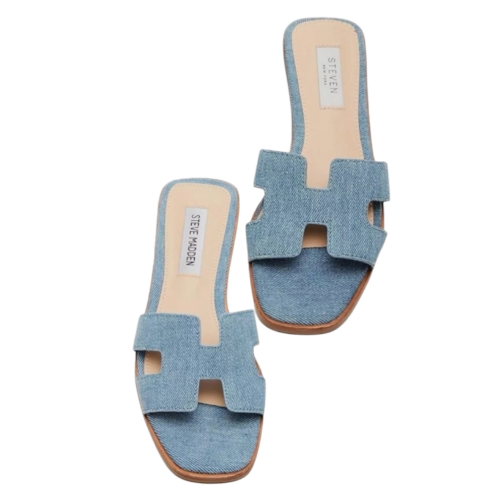 Steve Madden- Haydn Denim Fabric Slide